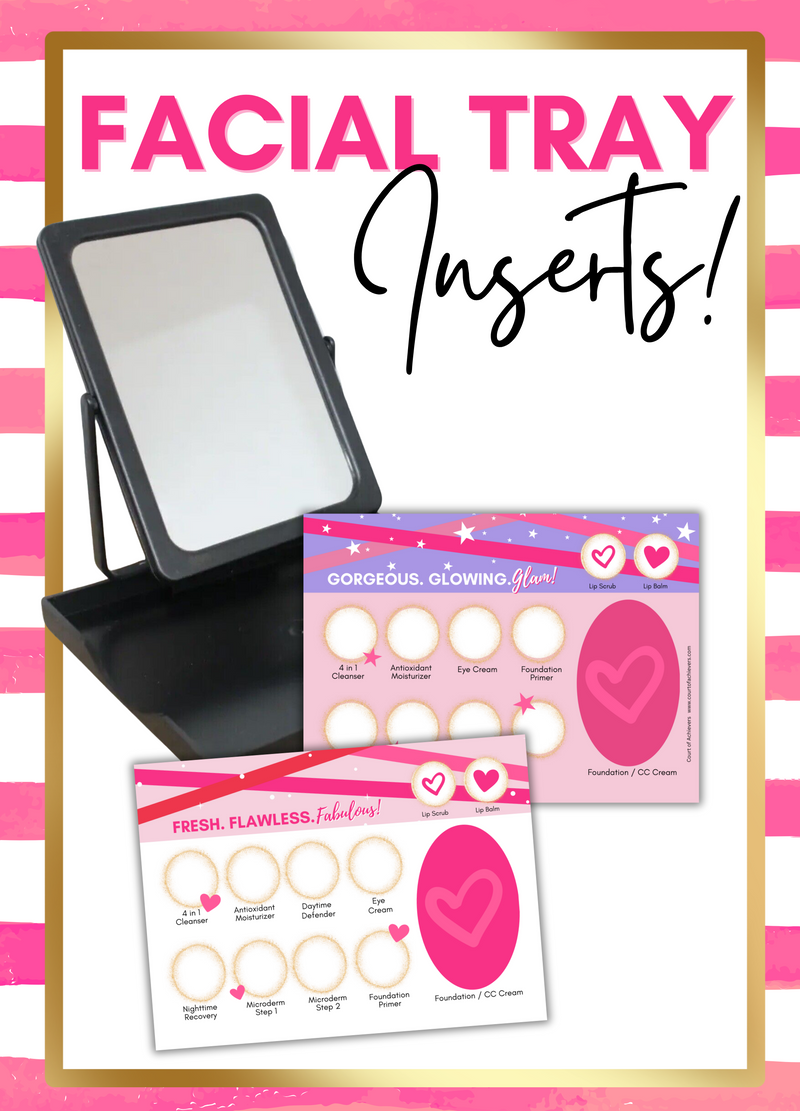 Facial Tray Inserts Court of Achievers