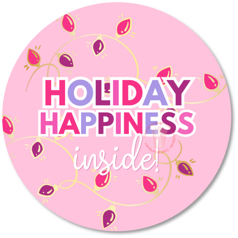 Clearance Holiday Happiness  Sticker