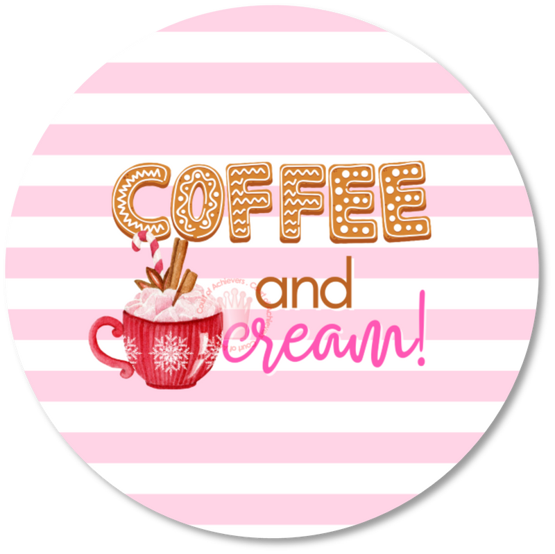 Coffee and Cream Sticker