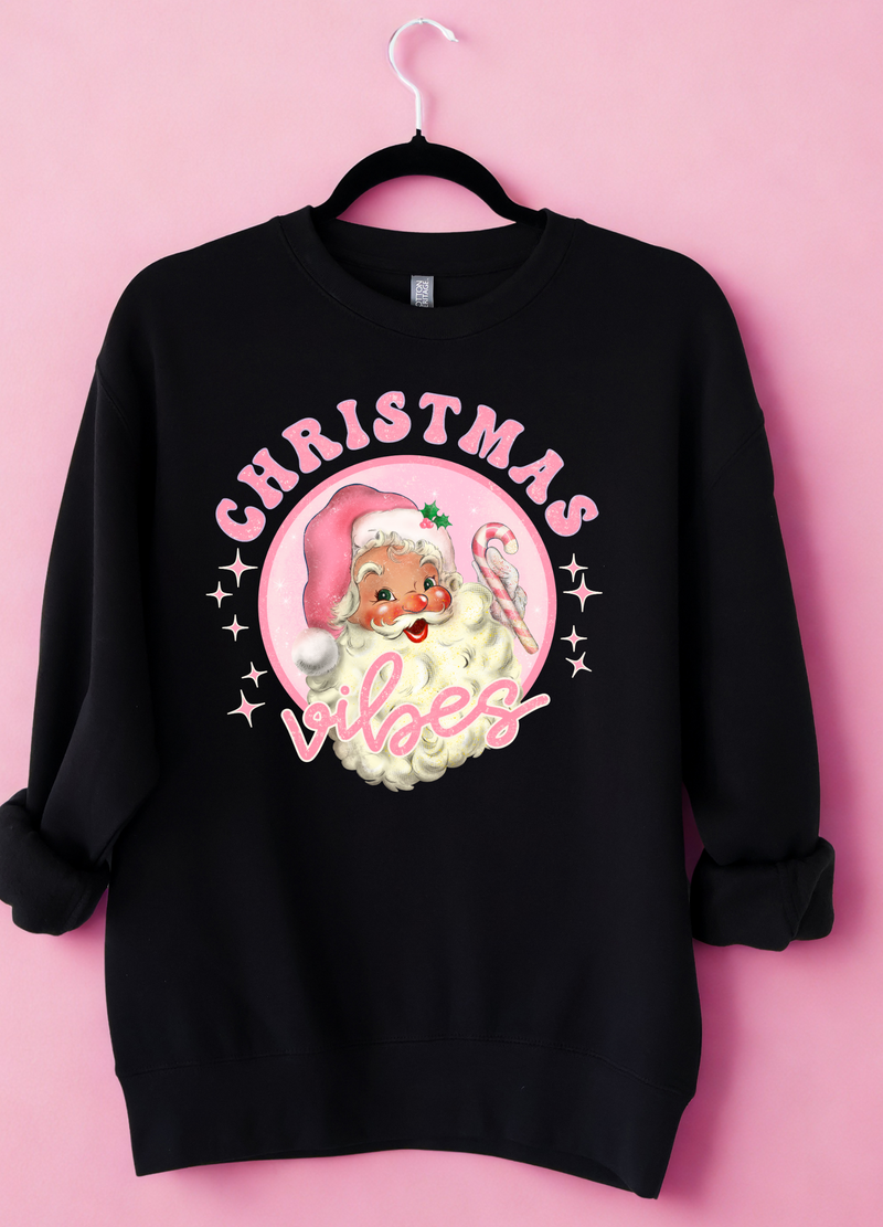 Christmas Vibes Fleece Sweatshirt