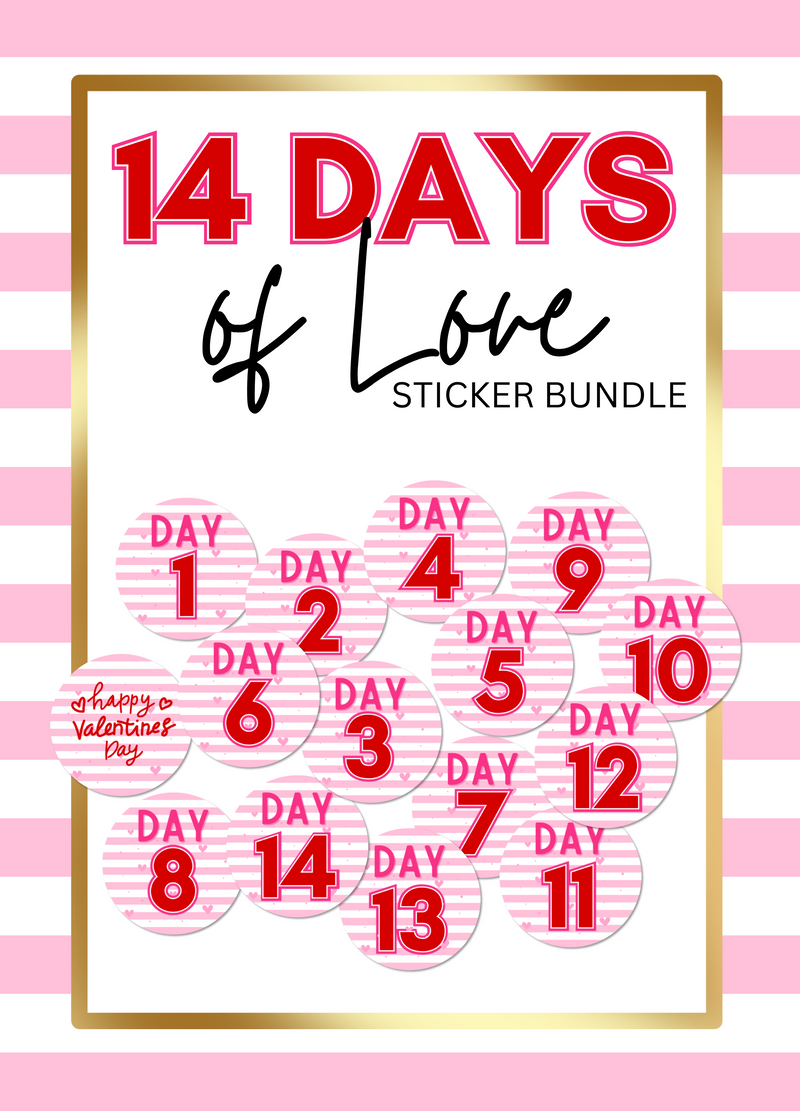 14 Days of Love Sticker Bundle