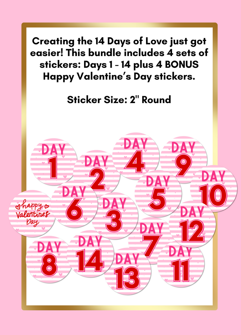 14 Days of Love Sticker Bundle