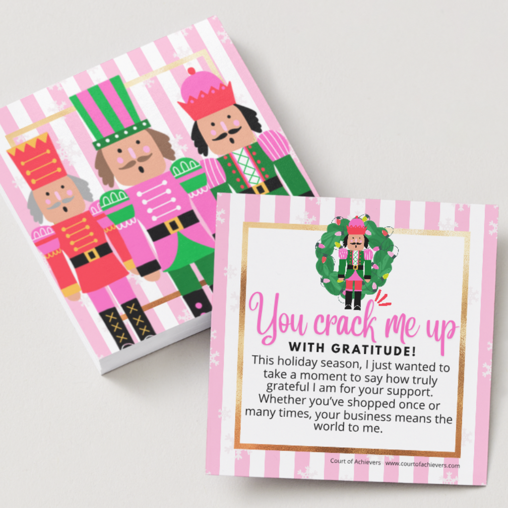 Crackin' with Gratitude Chat Card