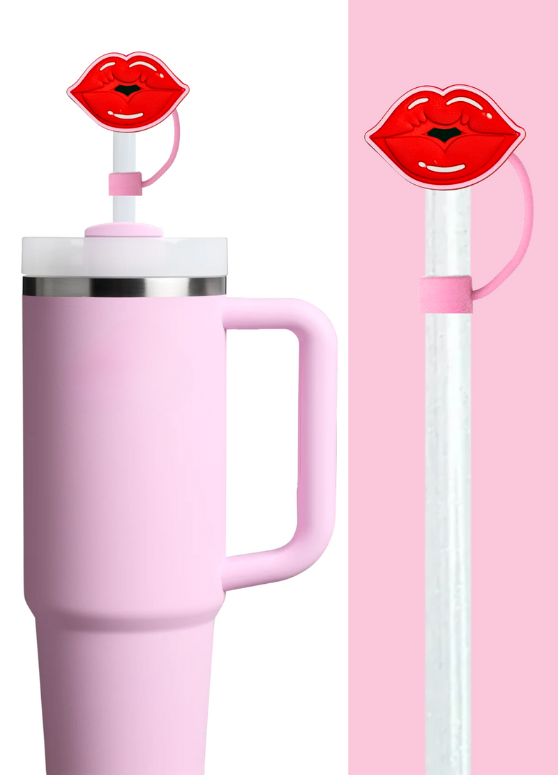 Smooch Lips Straw Topper