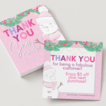 Snowy Thanks Chat Card