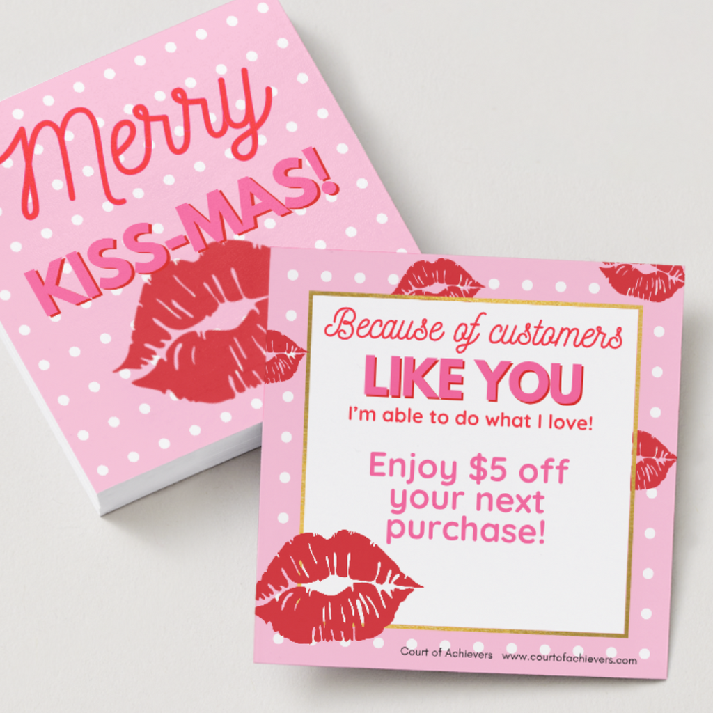 Merry Kiss-Mas Chat Card