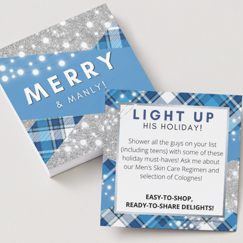Merry & Manly Chat Card