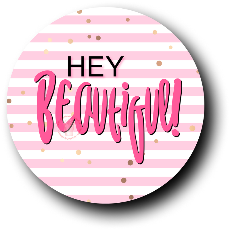 Hey Beautiful Sticker