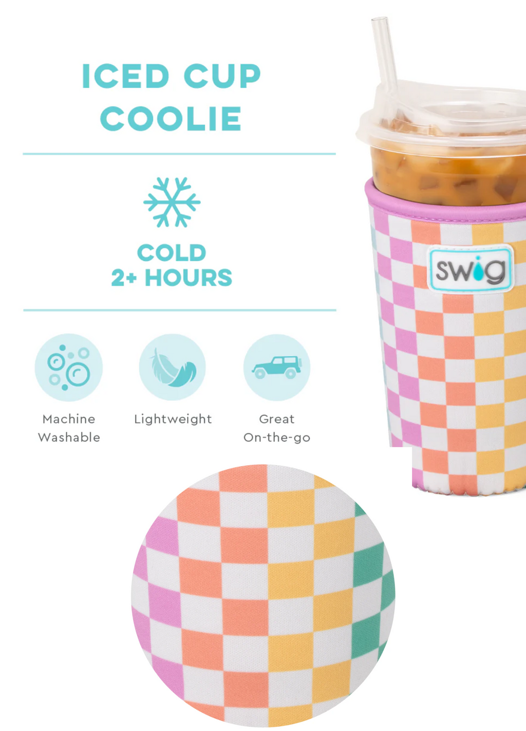 Swig© Ghost Iced Cup Coolie (Medium)