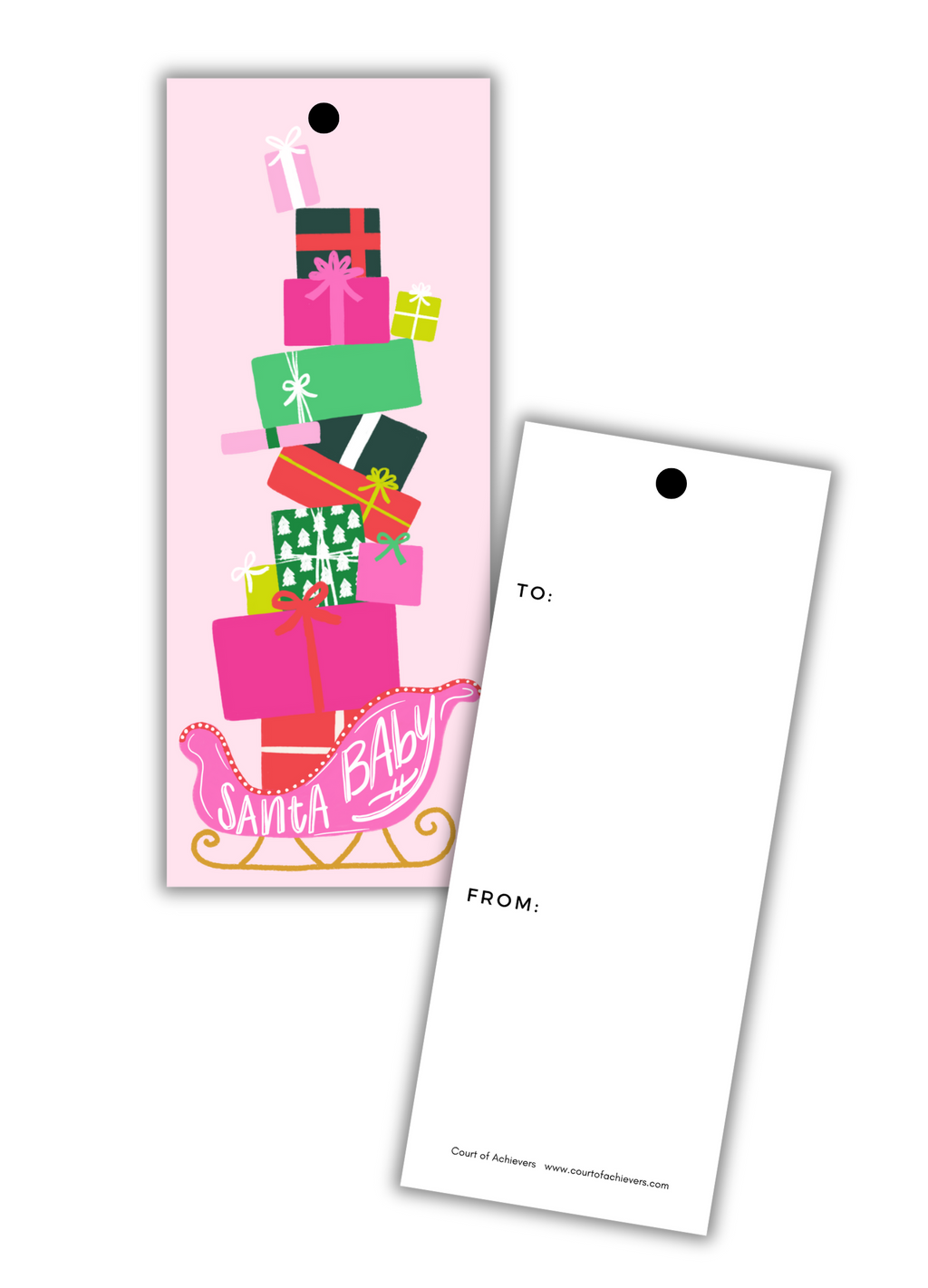 Santa Baby Gift Tags