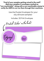 Purple Non-Machinable Envelopes