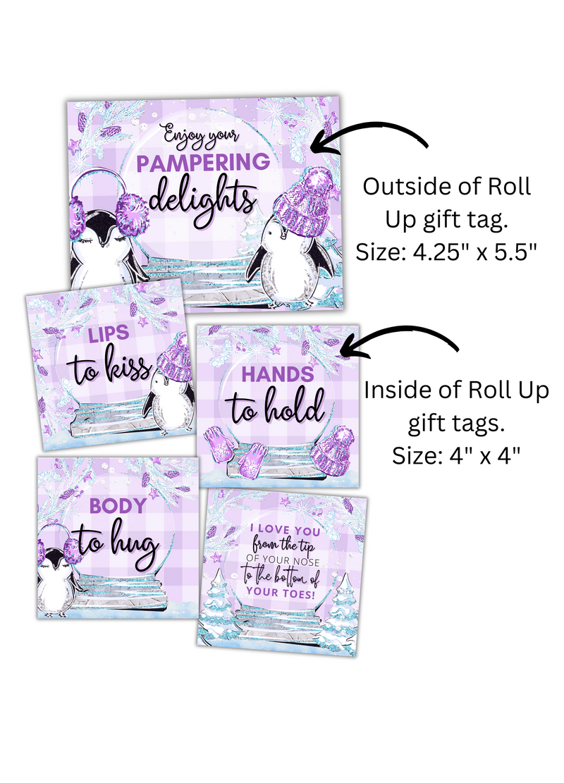 Winter Roll Up Tags