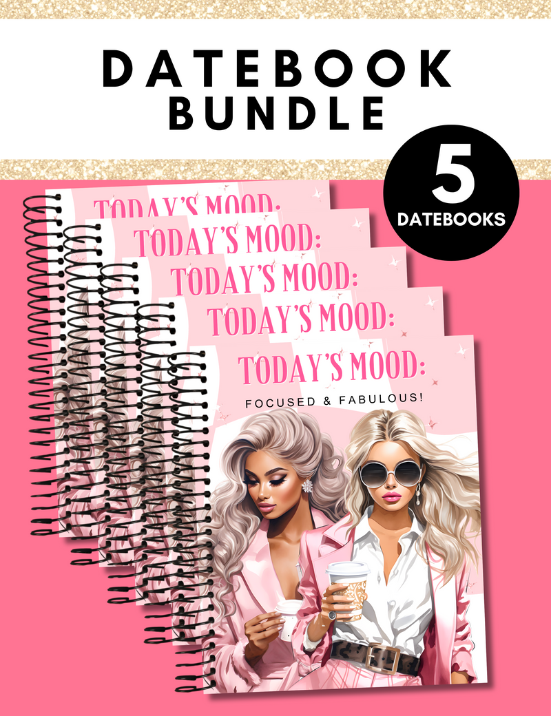 5 Datebook Planner Bundle