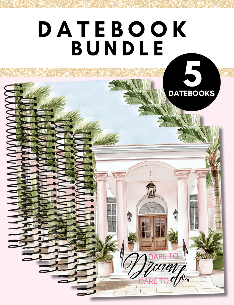 5 Datebooks Bundle Planner