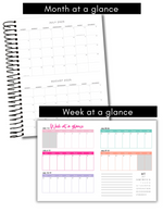 July - Dec. 2025 Datebook Planner