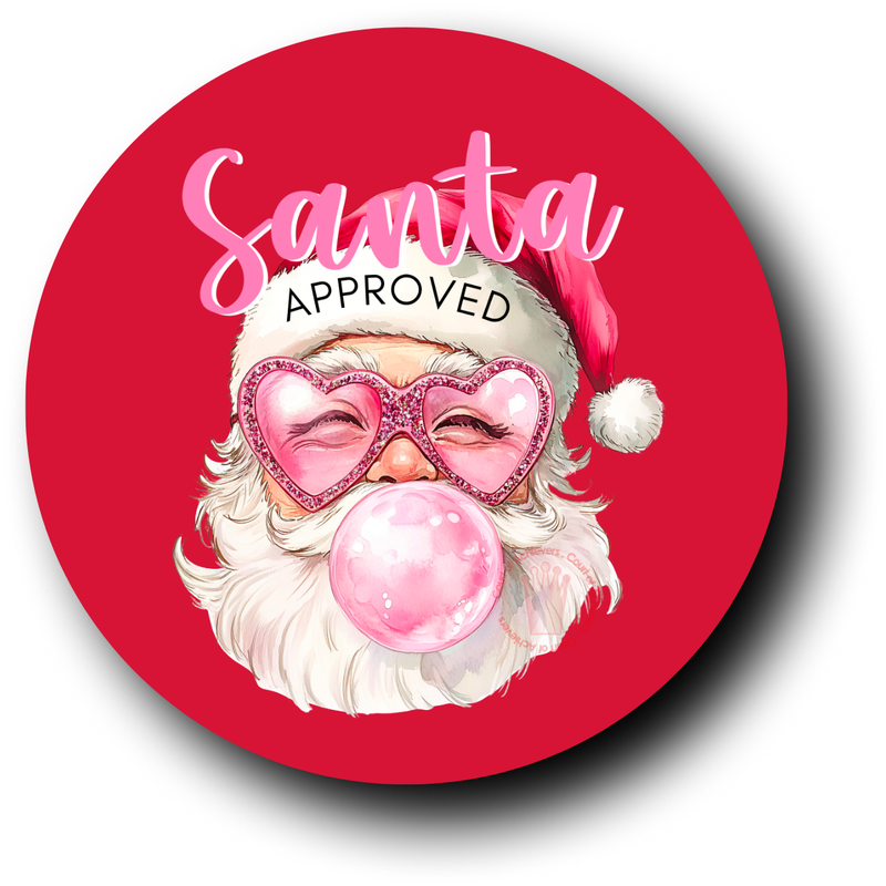 Santa Approved Sticker