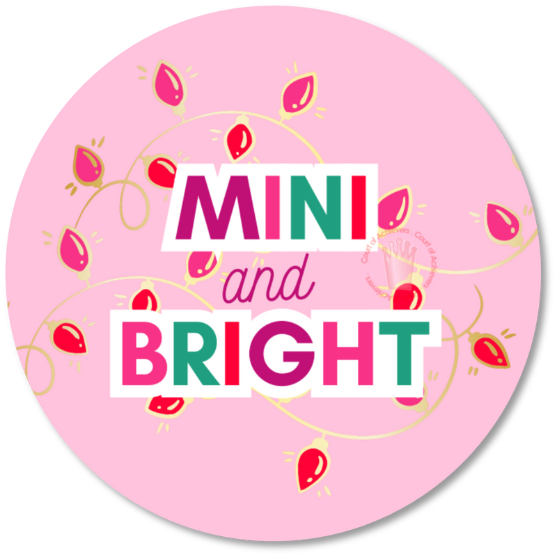 Clearance Mini and Bright Sticker