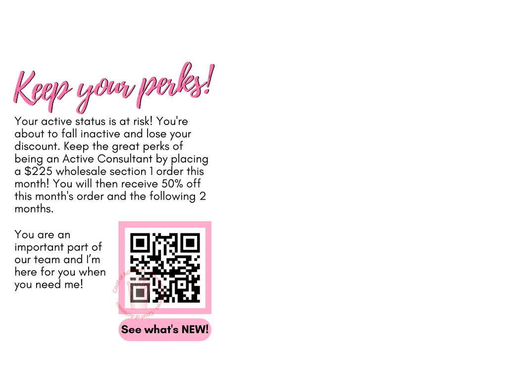A3 Quick Update Postcard