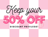 Keep your 50% off A3 Postcard