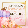 Autumn Leaves Chat Card