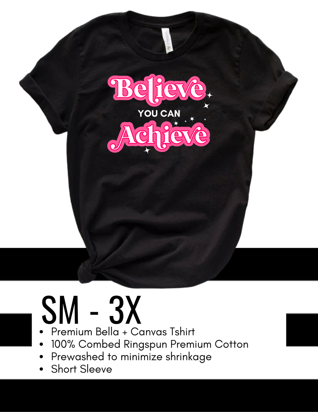 Believe you can Achieve T-Shirt W/S