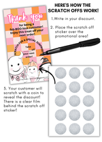 Hey Boo Scratch Off Cards