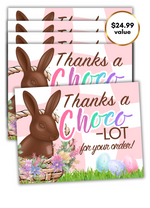 Bunny Choco-lot Treat Cards Bundle