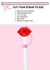 Smooch Lips Straw Topper
