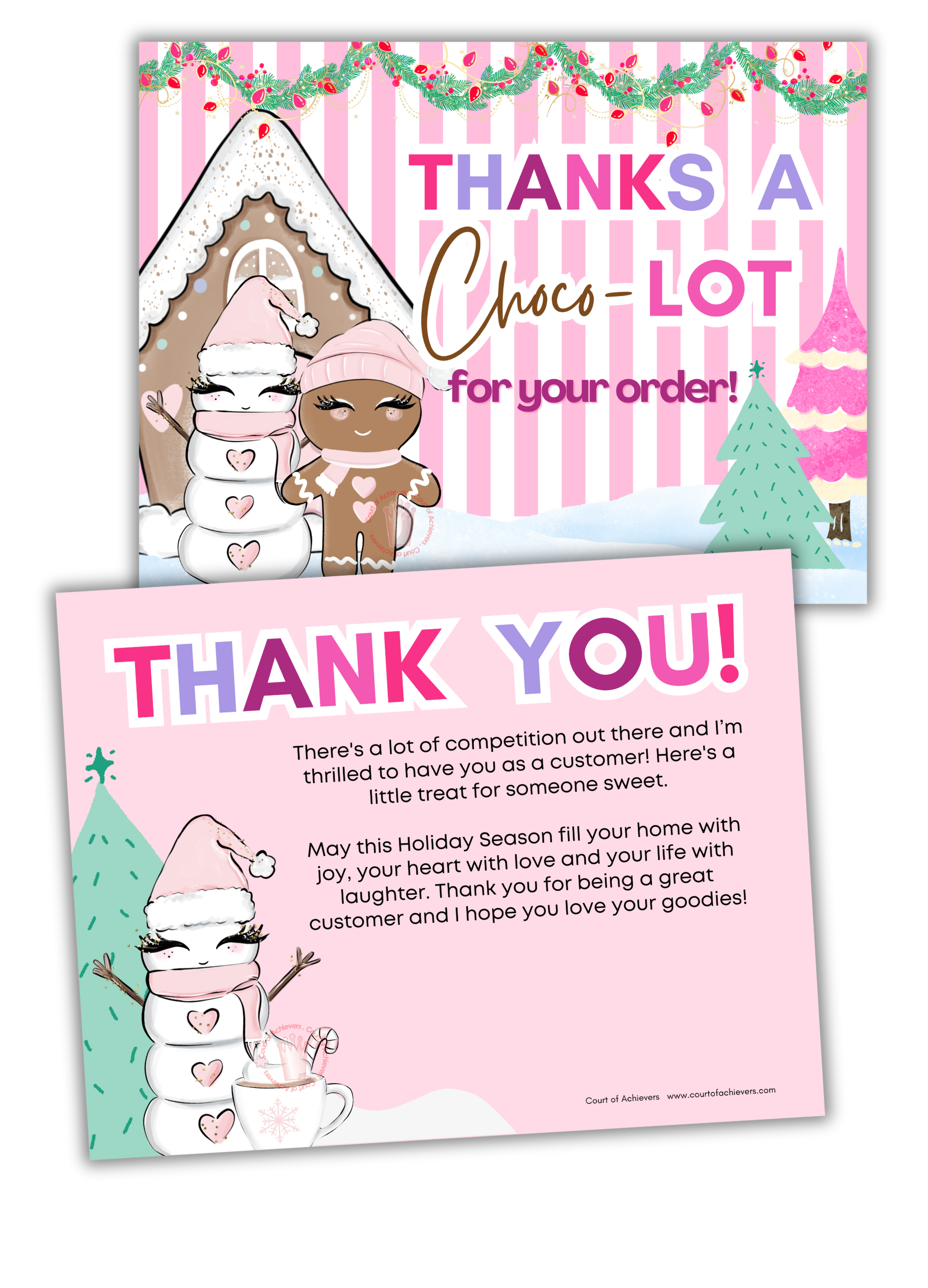 Choco-LOT Treat Cards – Court of Achievers for Thanks A Choco Lot Free Printable