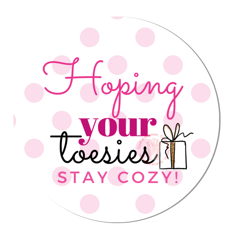 NEW Cozy Toesies Sticker