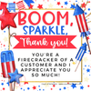 Red, White and Woo-hoo Chat Card