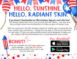 Fireworks Skincare Analyzer Postcard