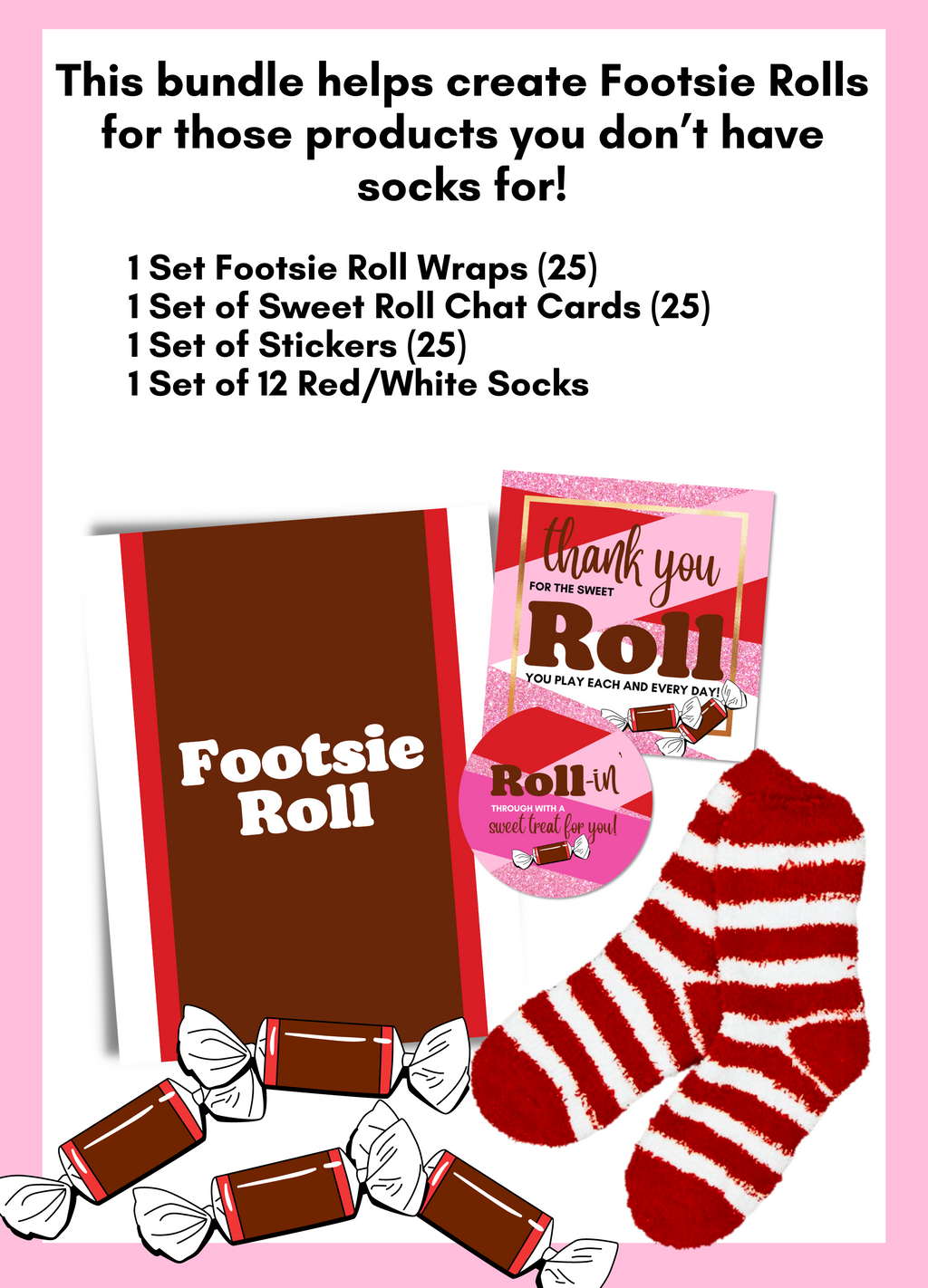 Footsie Roll Sock Bundle