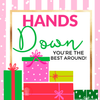 Hands Down Chat Card