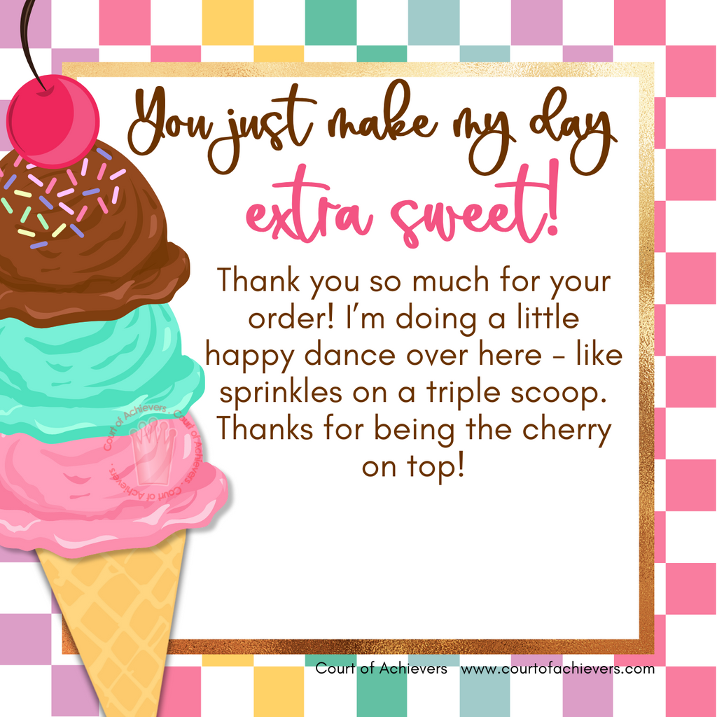 Here's the Scoop Chat Card