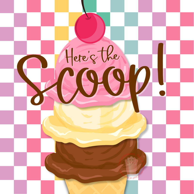 Here's the Scoop Chat Card