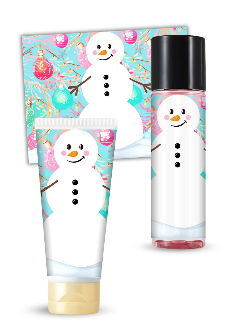Snowman Bottle Hand Cream Wrap
