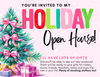 Holiday Open House Postcards