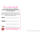 Pink Express Open House Postcard