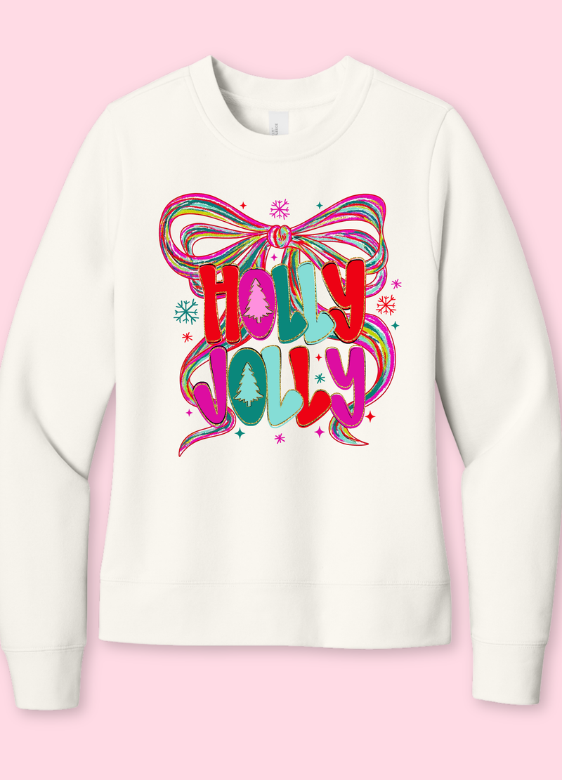 Holly Jolly Ivory Sweatshirt