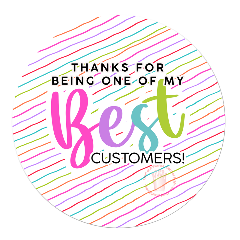 Best Customer Sticker – Court of Achievers