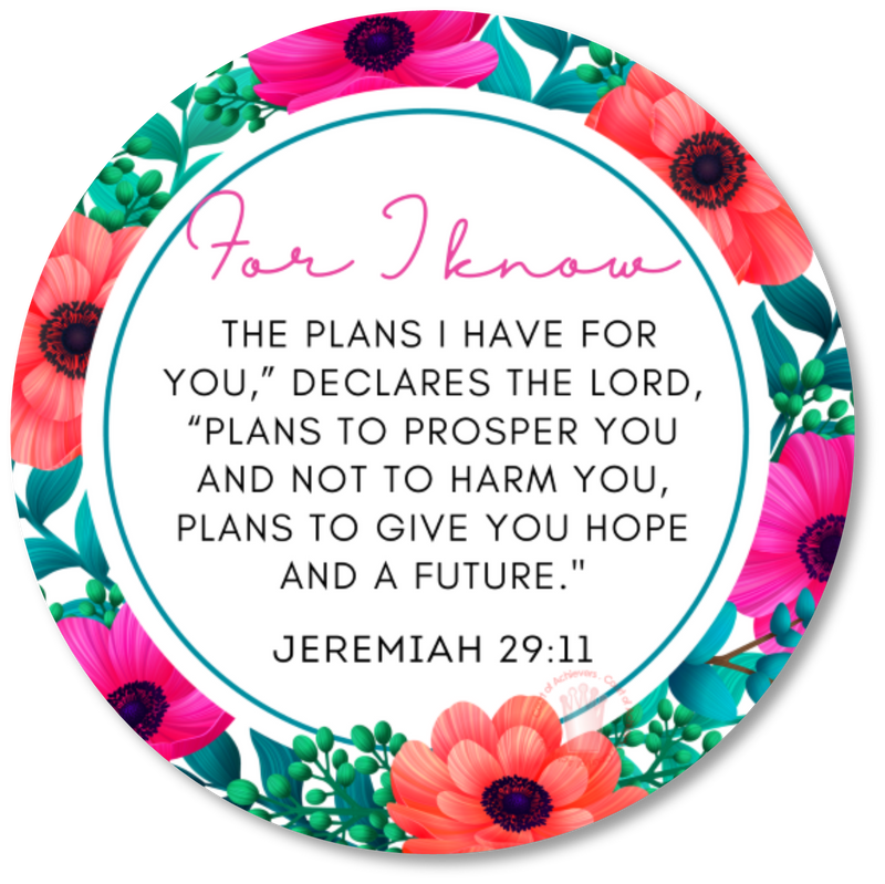 Jeremiah 29:11 Sticker
