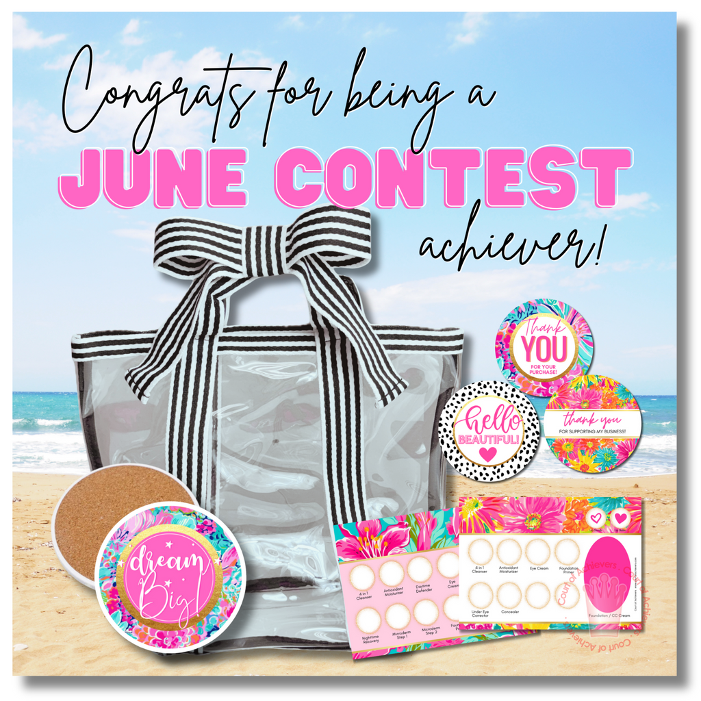 June Contest Congrats Cards