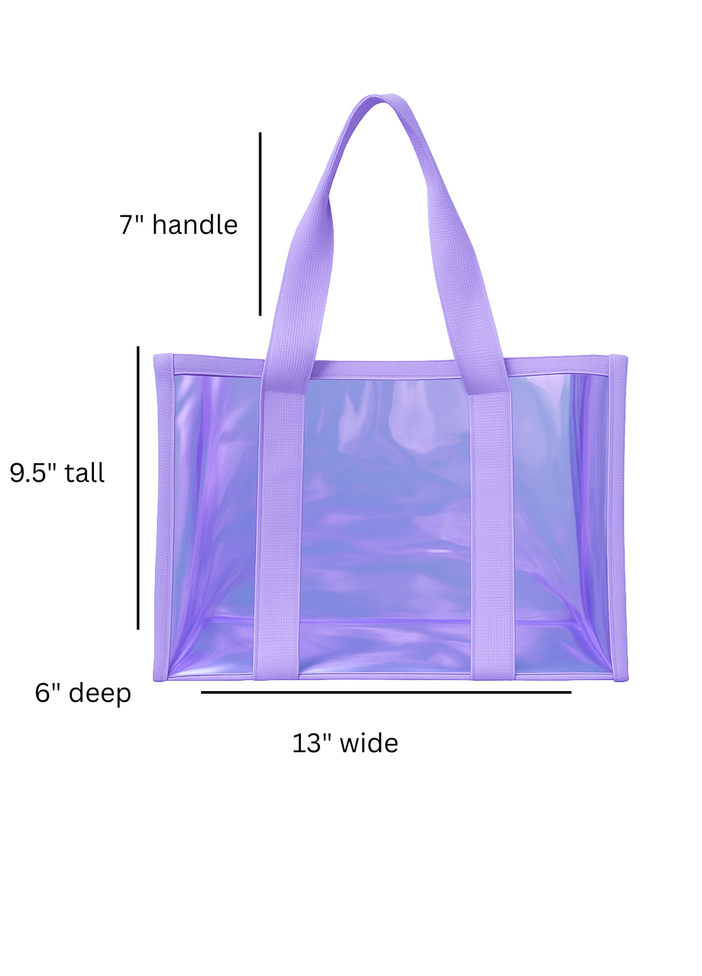 Purple Glimmer Go-Tote