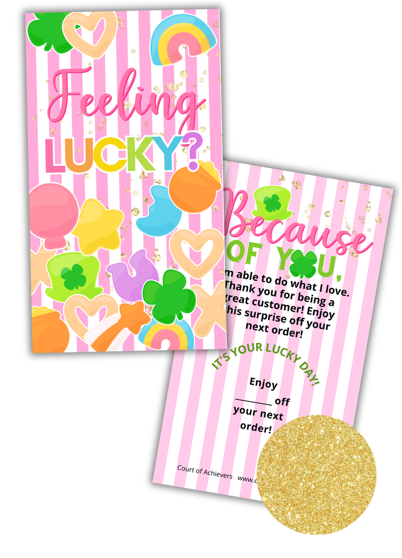 Feeling Lucky Scratch Off Cards
