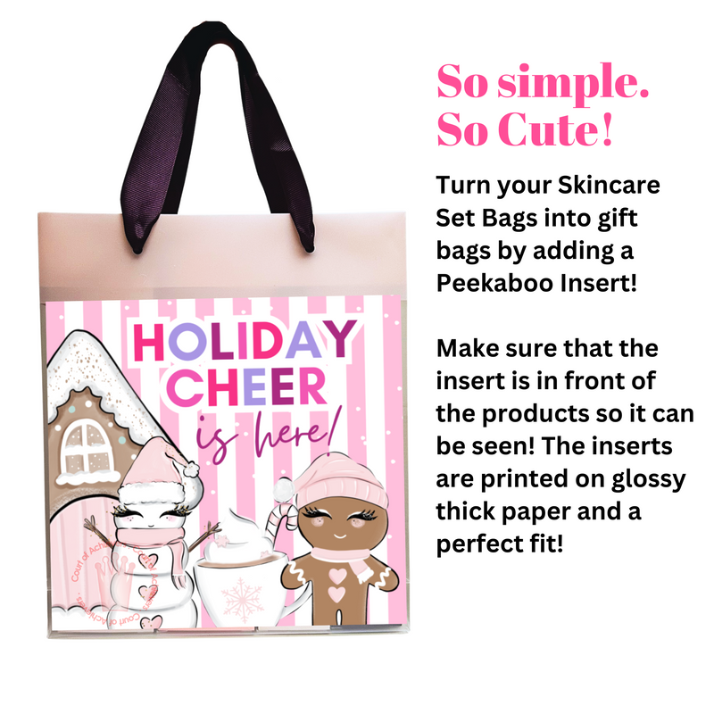 Holiday Cheer Peekaboo Inserts