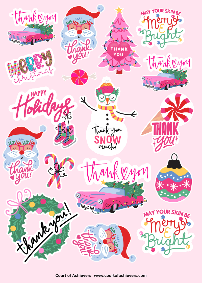 Merry & Bright Sticker Sheets