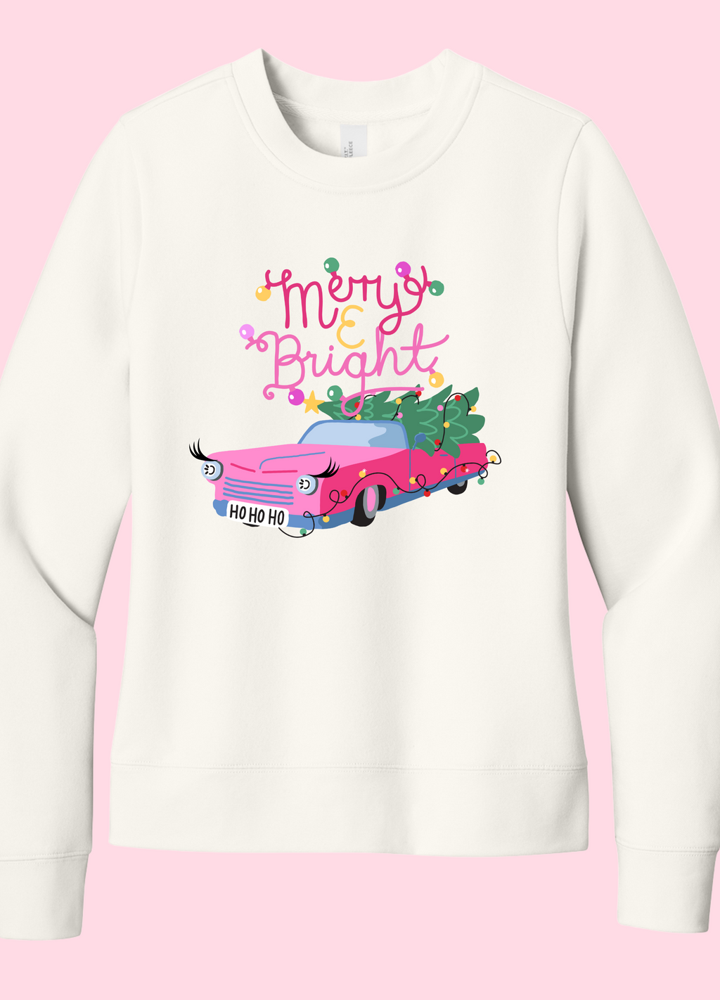 Merry & Bright Fleece Sweatshirt