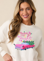 Merry & Bright Fleece Sweatshirt