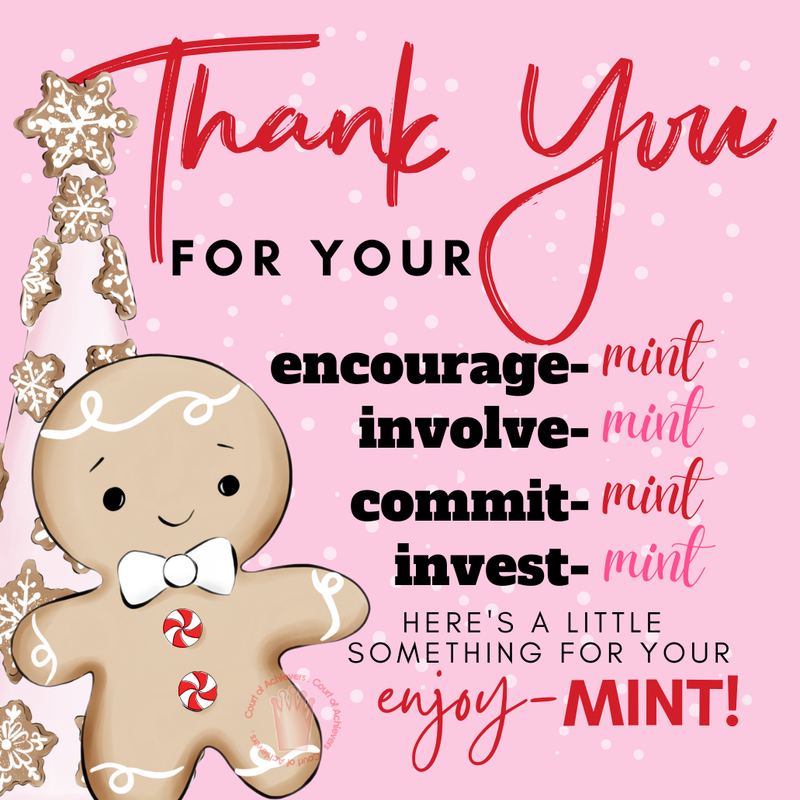 Minty Appreciation Chat Card